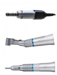 E type handpiece with contra angle and straight nose handpiece